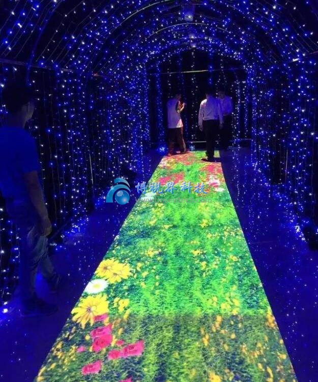 互動走廊，地面互動-博視界科技